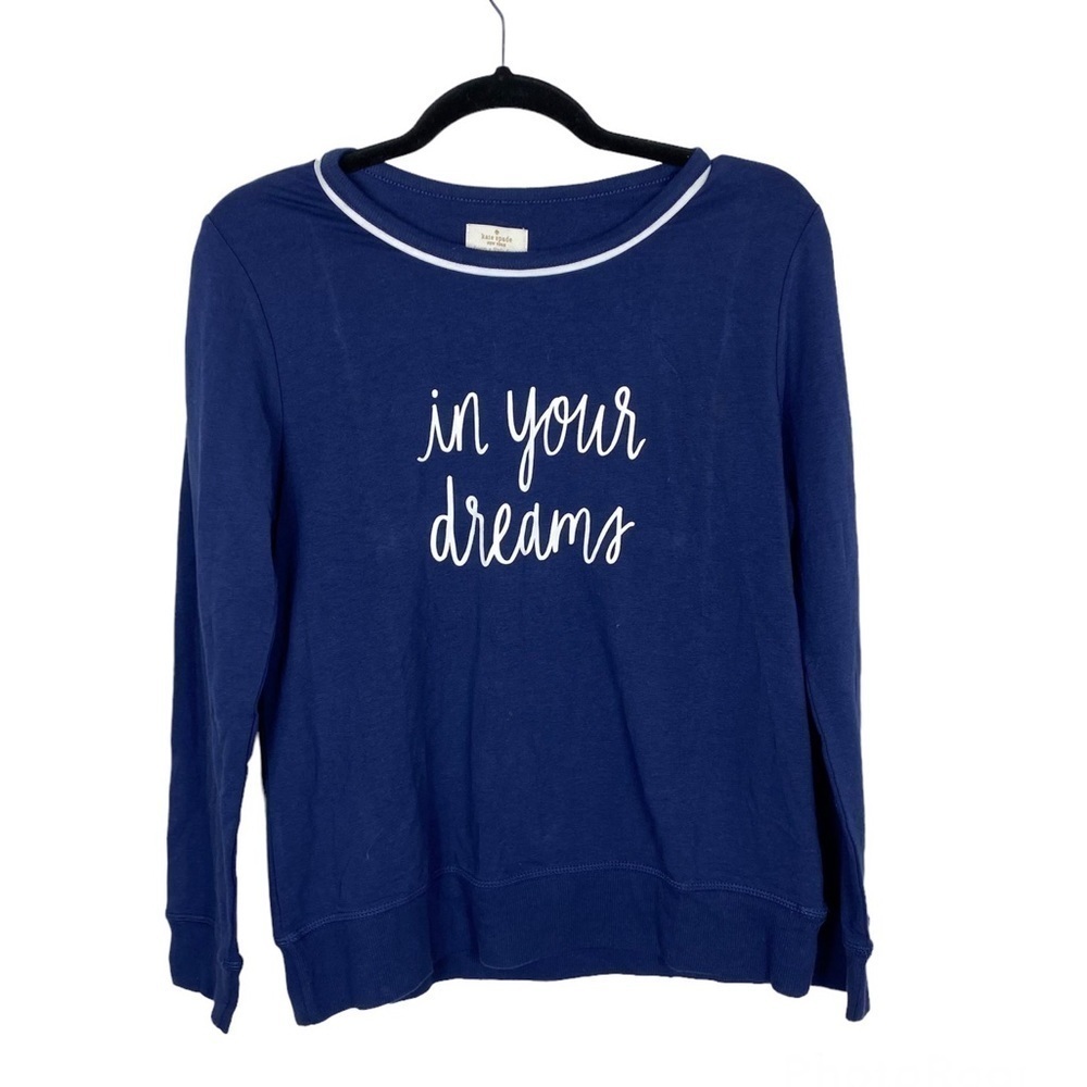 Kate Spade In Your Dreams Navy Pajama Top